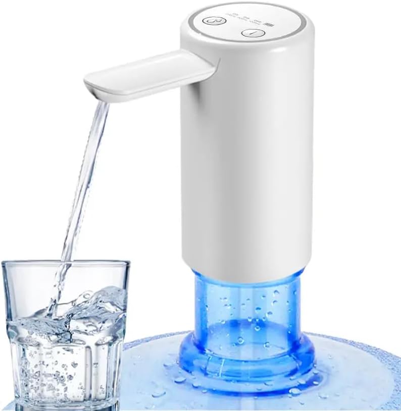 Konquer TimeS KTS Automatic Water Dispenser for 20 Litre Bottle 3 Quantitative Modes 200ml, 800ml, 1200ml, with Type C Charging and 1200 mAh Battery
