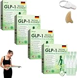 HHVB GLP-1 SECHS IN EINEM Gesundheitslósung, Professional Glp-1 orale flüssigkeit, HHVB GLP-1 Orale Lósung, GLP-1 Tropfen, GLP-1 Peptid Komplex Serum, Natürliche pflanzlichen Extrakten (4set)
