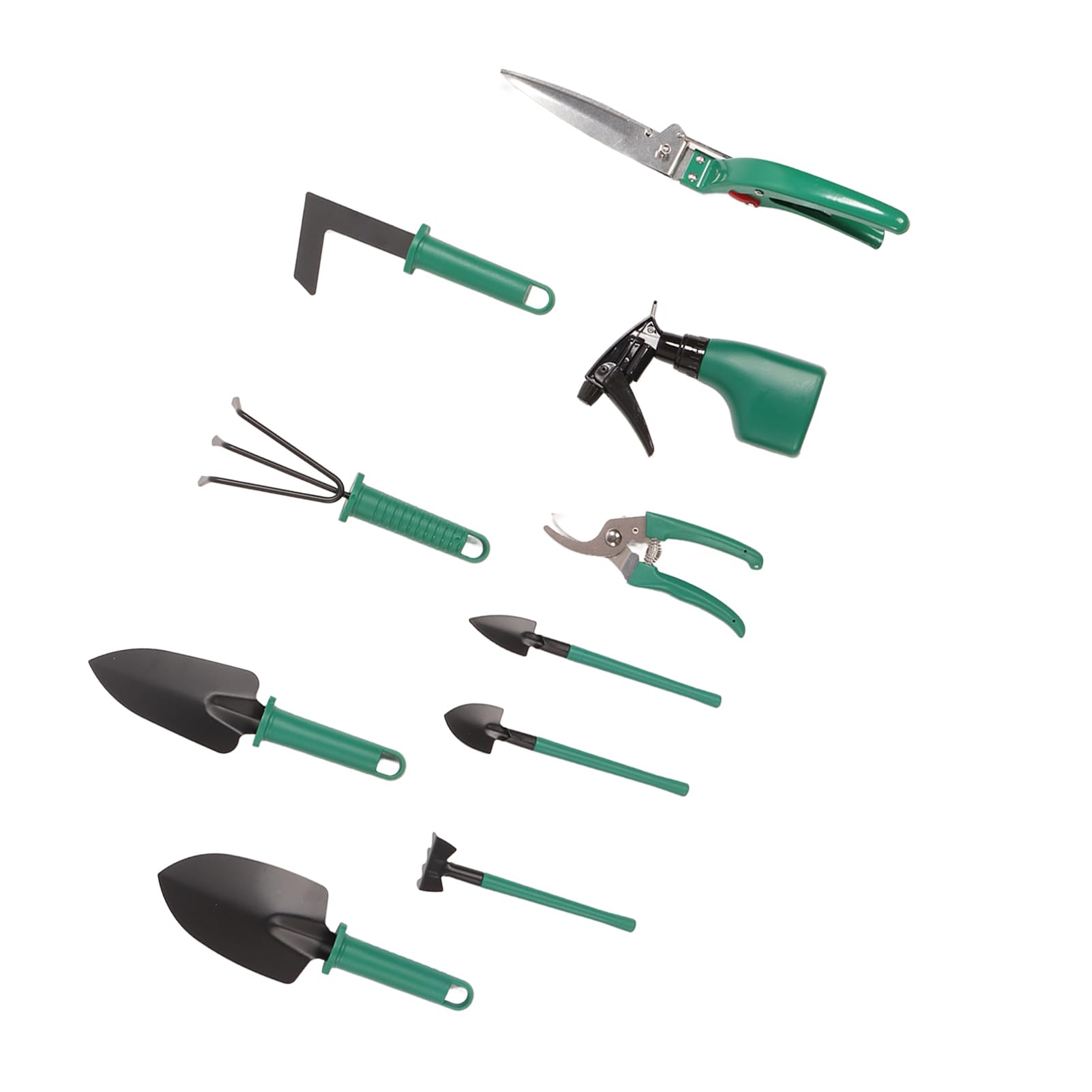Herramientas De Jardinería De 10 Uds., Kit De Herramientas De Jardín De Diseño Ergonómico De Material Duradero Con Estuche Para Paisajismo Al Aire Libre En El Hogar