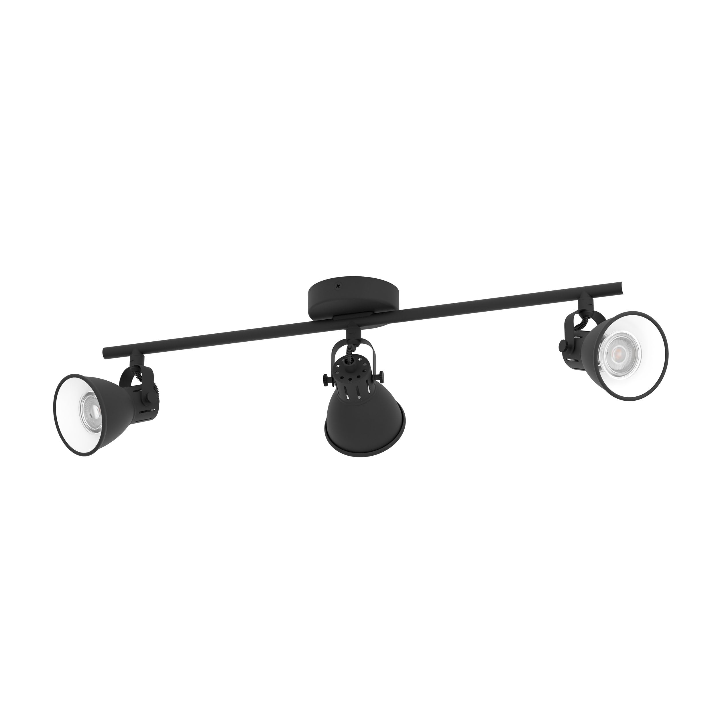 Eglo Unisex Black Seras 2 Steel 3 Light Spot