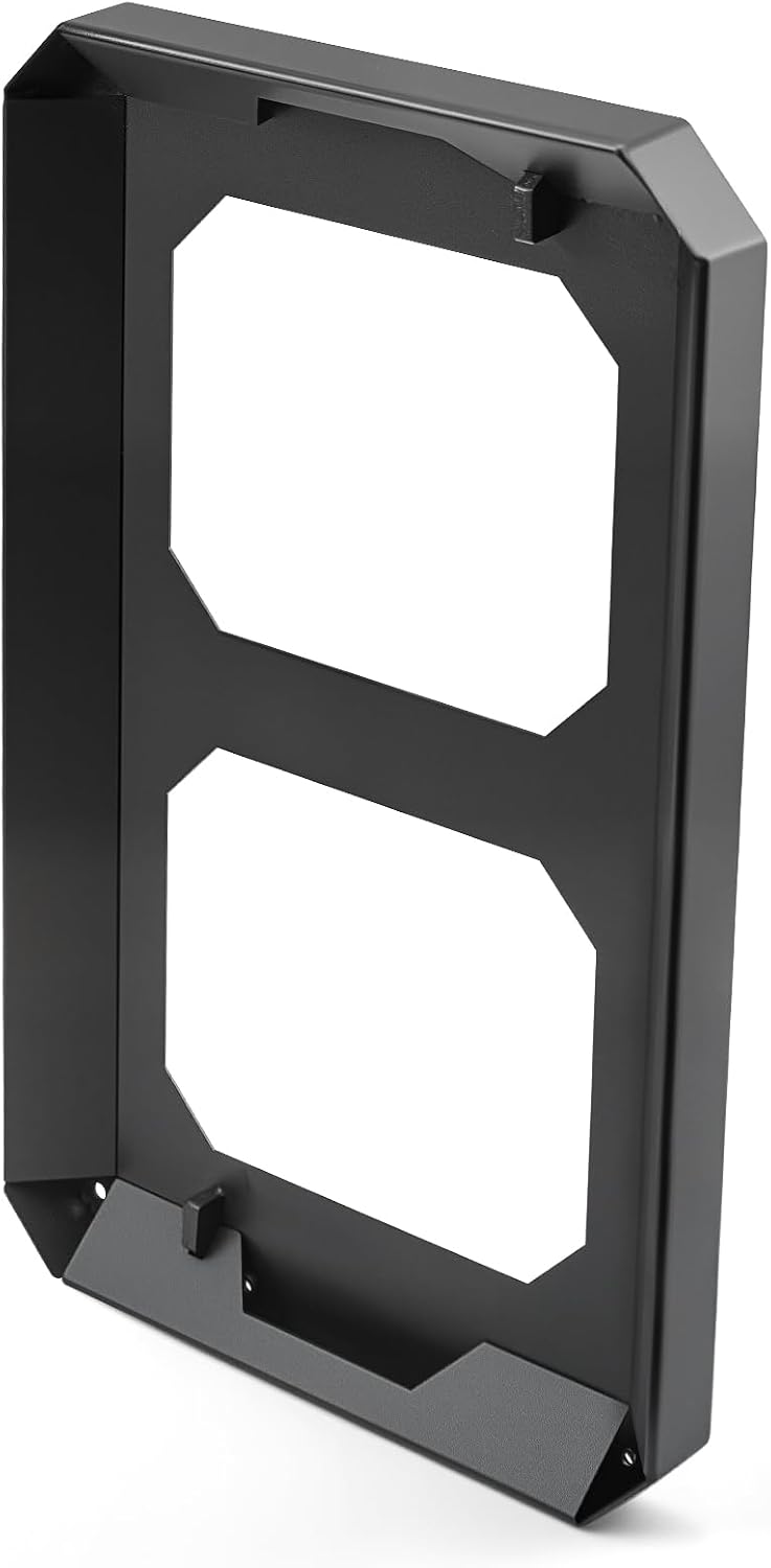 Mounting Plate Compatible with StackTech Compact Tool Box & Tool Bag, Universal Wall, Truck, or Floor Mount Base for Secure Toolbox Storage, Heavy-Duty Modular Mounting Bracket