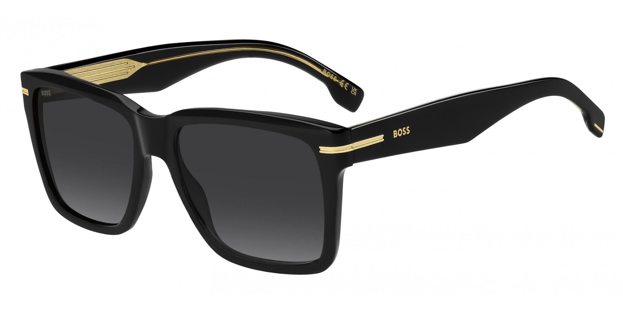 Boss 1745/S Black/Grey Shaded 57/17/150 men Sunglasses
