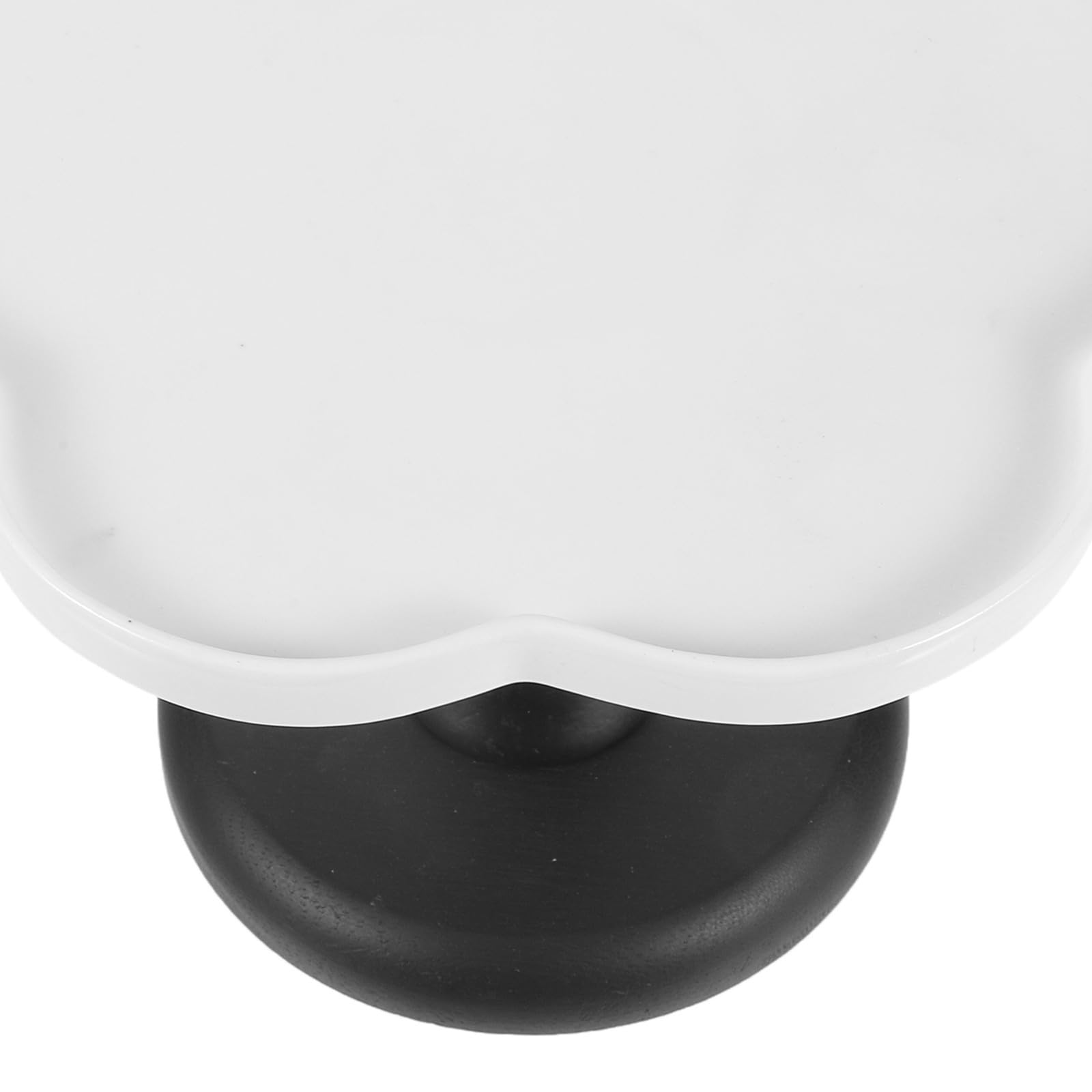Soporte Alto de Cerámica y Vidrio para Cupcakes y Snacks con Cúpula