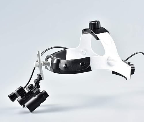 4X Kepler Diadema Binocular Cirugía Dental Lupas con SZM08B Luz Led