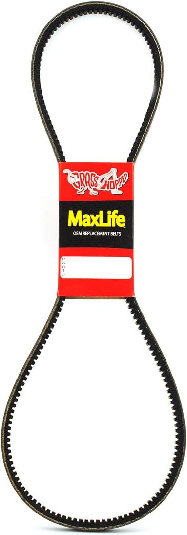 Grasshopper Mower MaxLife Belt Bundle, OEM 382800 + 382037, Designed to Specific Material, Dimensions, Shape, Construction and Pliability Standards That Ensure Superior Performance and Long Life