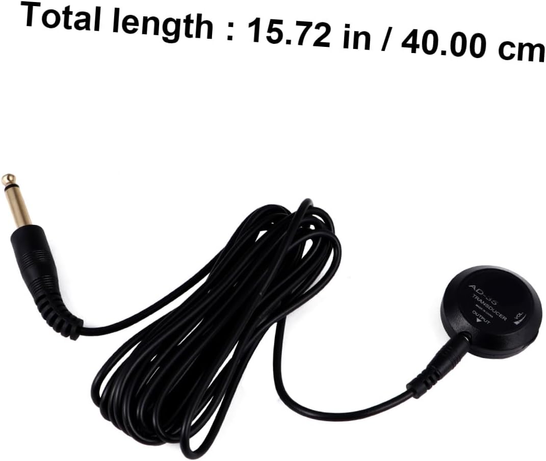 TOYANDONA Acoustic Pickup for Ukulele Banjo Mandolin Volume Easy Installation Cable Compatibility Design