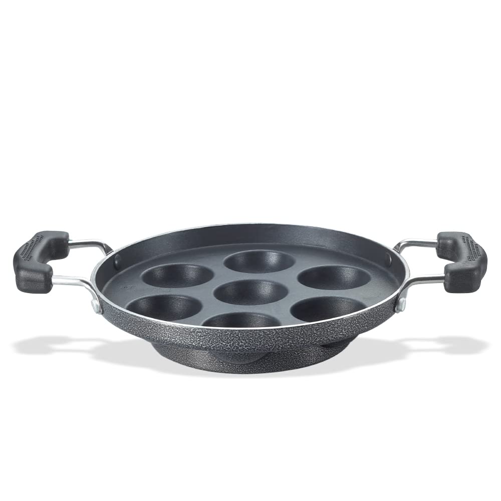 PrestigeOmega Select Plus Residue Free Non-Stick Paniyarakkal, 20cm, Black