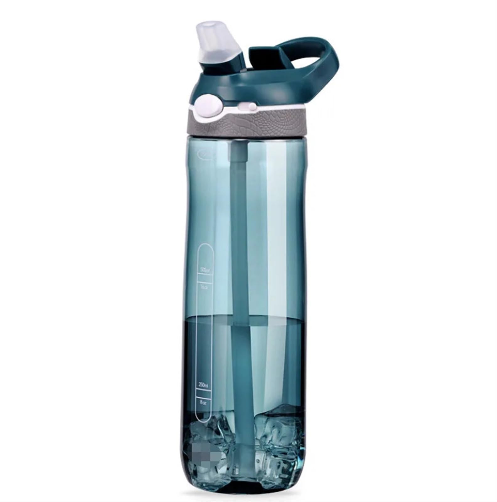 Sportflasche 750ml/1000ml Material Water Bottle with Straw Eco-Friendly Durable Gym Fitness Outdoor Sport Shaker Drink(750ml,Green)