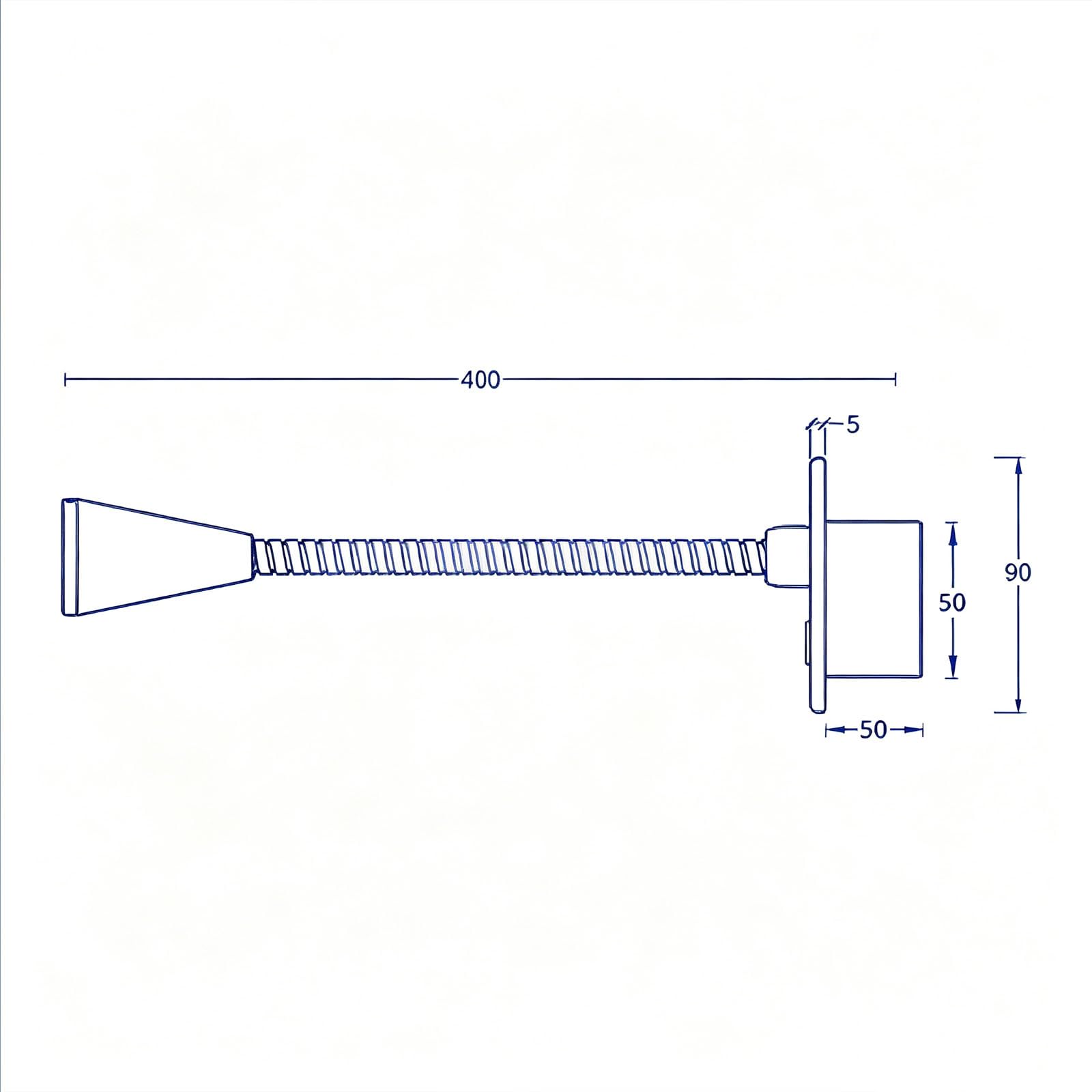 Lámpara De Pared Led Dorada Para Mesita De Noche, Luz De Lectura Con Brazo Flexible, Lámpara De Lectura Moderna Para Dormitorio De 3000k, Interruptor De Botón, Aplique De Pared, Decoración Para
