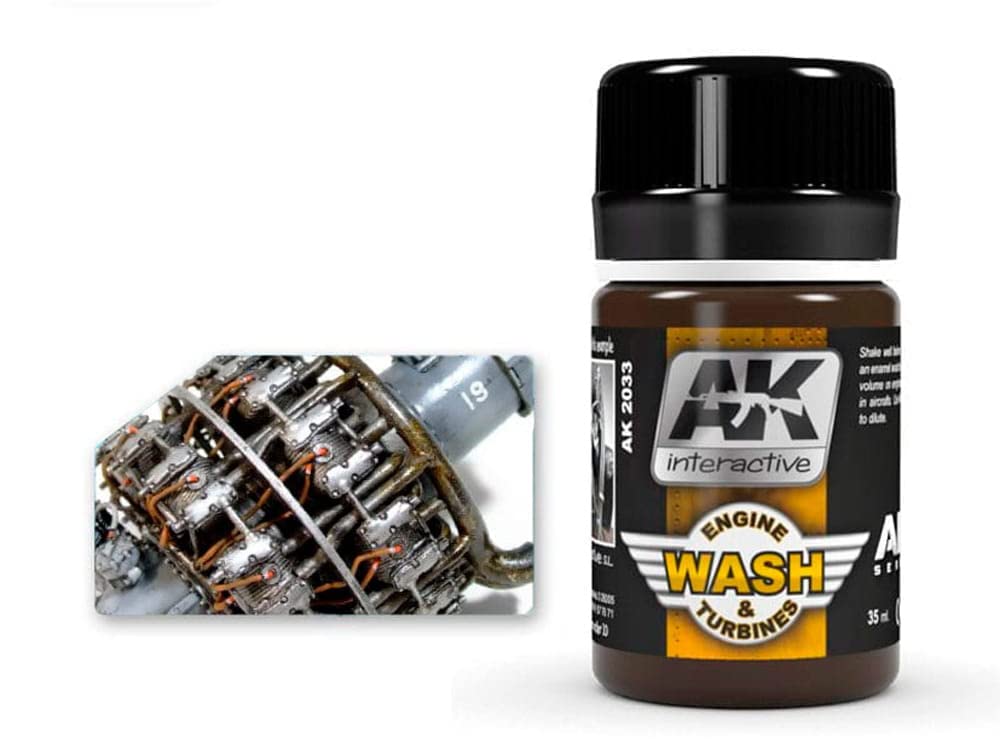 Ak Interactive Ak Air Weathering Ak2033 Wash For Aircraft Engine (35Ml)