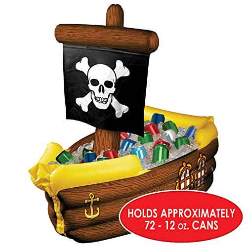 Image of Beistle Inflatable Treasure Chest Coolers.