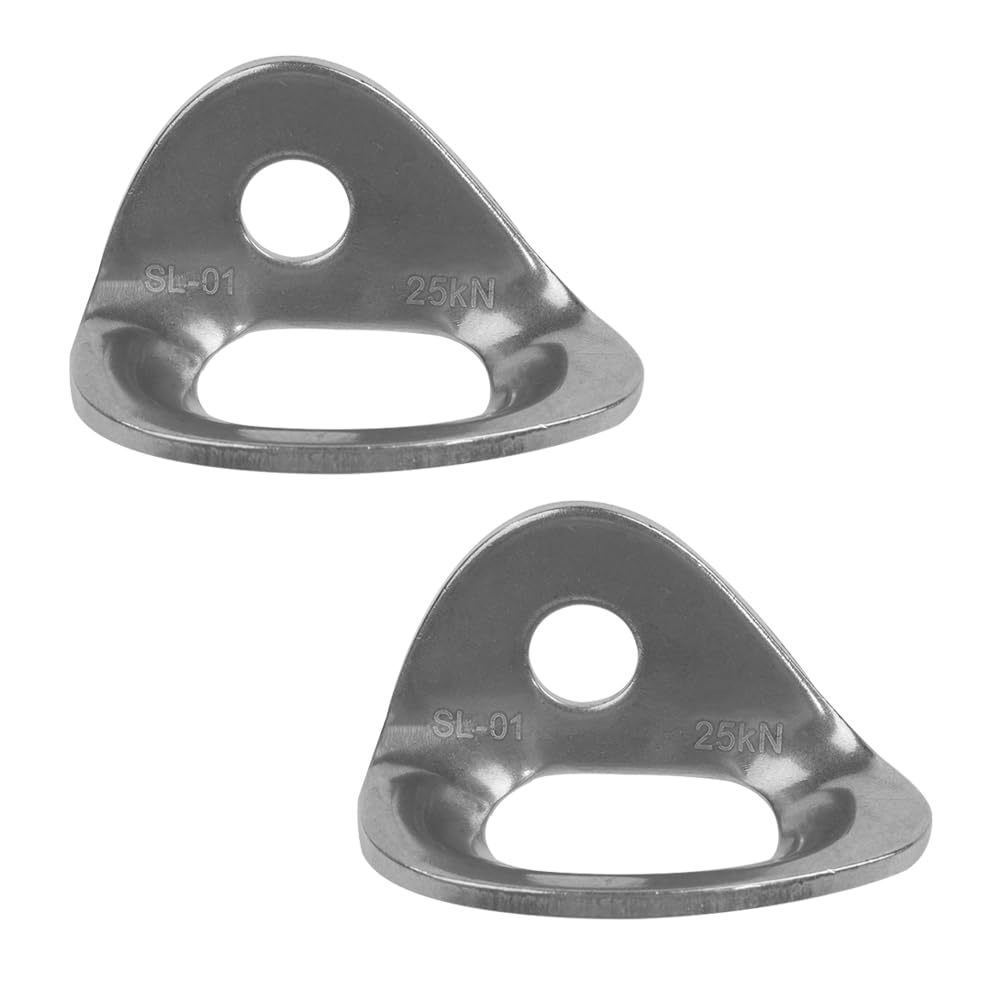 4-piece anchor hook set, 2500 kg load capacity, stainless steel climbing frame