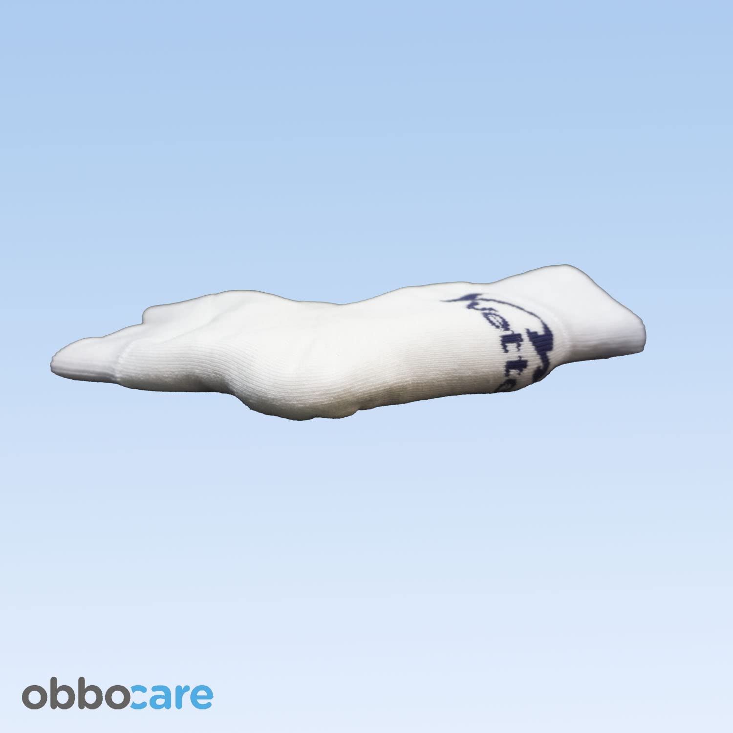 Obbocare - Calcetín Antiescaras De Tejido Acrílico Muy Suave. Par De Calcetines Con Acolchado De Gel de Poliuretano Lavable. Disminuyen El Riesgo De Escaras En Talones.