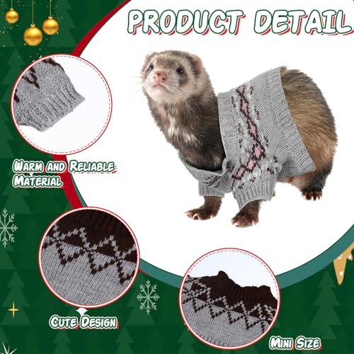 12 Piezas Ropa Navideña para Pequeños Animales miniatura 5