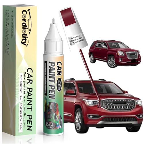 Image of Siren Red /Crimson Red(G1E /WA405Y) Touch Up Paint Pen for GMC,Car Paint Scratch Repair Pen Quick and Easy Fix Auto Paint Scratch