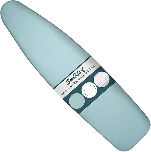 Funda para tabla de planchar y almohadilla, resistente a la abrasión y a las manchas, de 15 x 54, funda reflectante de silicona para tabla de