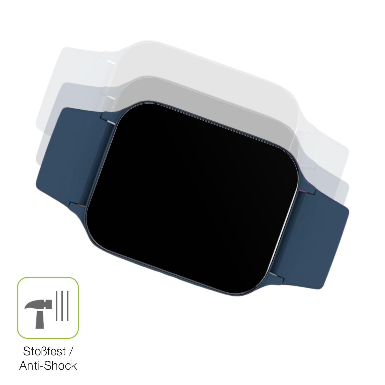 Dipos Pellicola Protettiva Antiriflesso per RAYOFI Kids Smartwatch