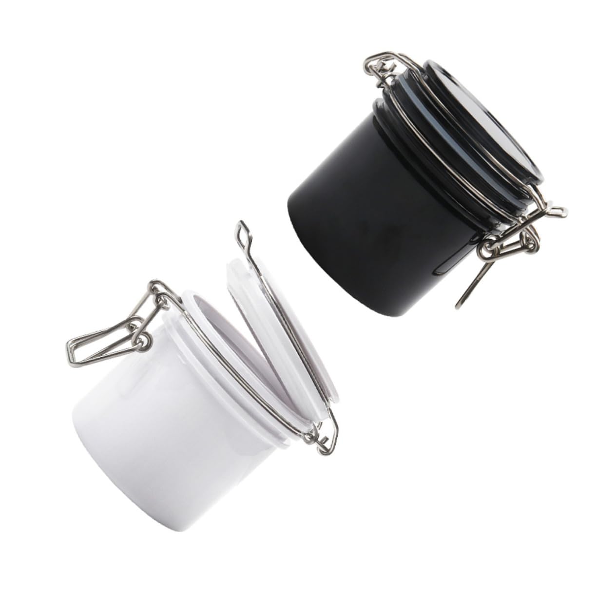 Gogogmee 2pcs Lash Glue Containers Eyelash Tool Glue Jar Storage Box Activated Carbon for Longevity Freshness