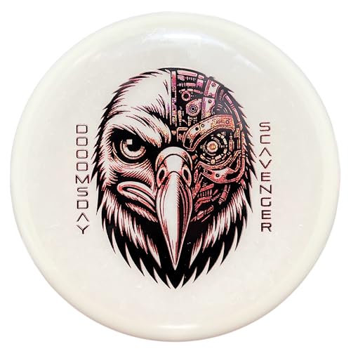 DOOMSDAY DISCS Scavenger | Neutral Midrange Disc Golf Disc | Premium Glow-in-The-Dark Plastic