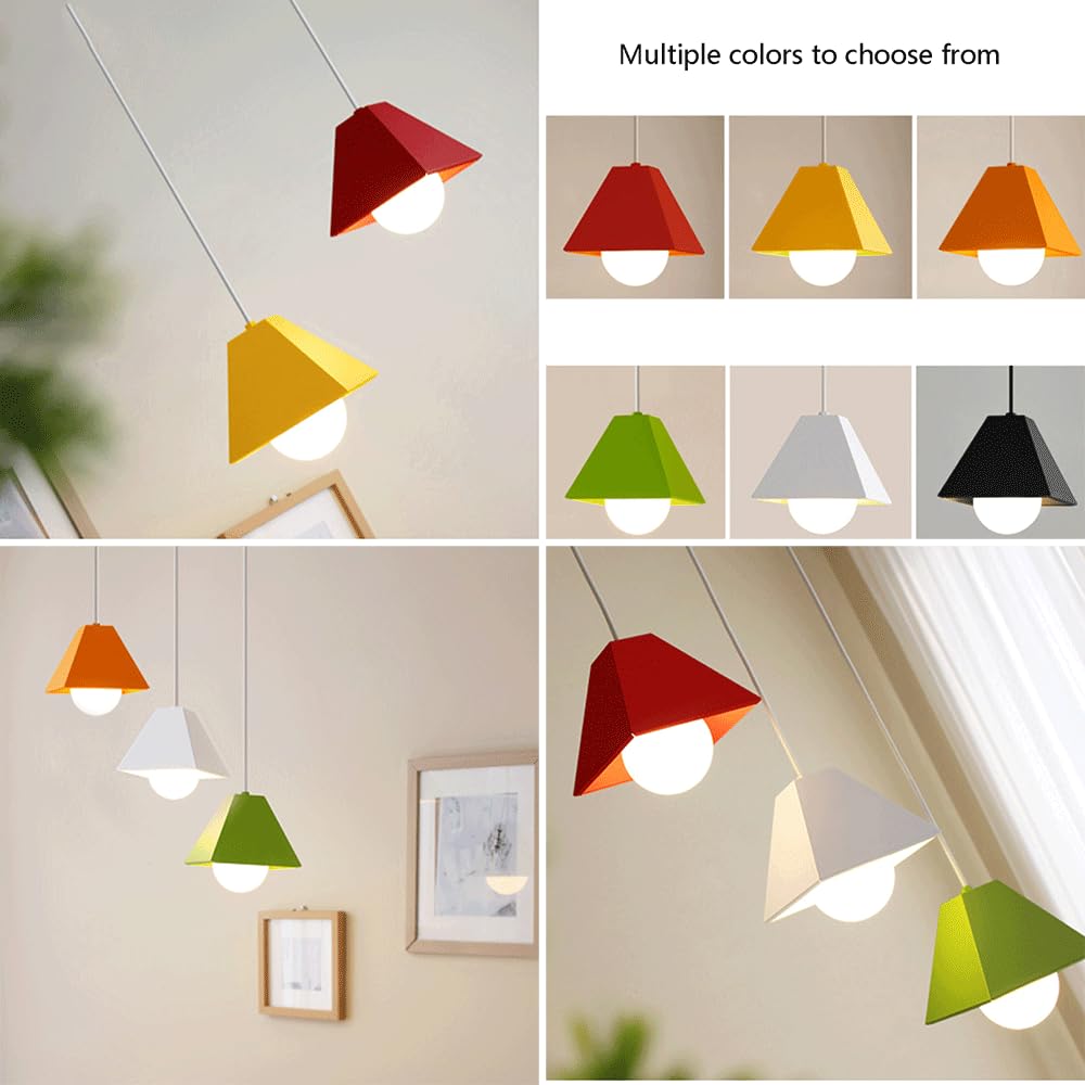 Lampadario Industriale a Sospensione E27 a Testa Singola, Elegante Lampada a Sospensione in Metallo per Uso Domestico, Isola Cucina, Lampada a Sospensione Romantica per Ingresso, s