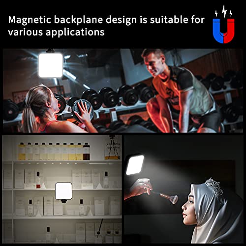 LED Videoleuchte RGB, Videolicht RGB mit 2000 mAh Akku, Kamera Licht Klein Dimmbare 2500K-9500K, Zurück Magneten, Foto… – Bild 5