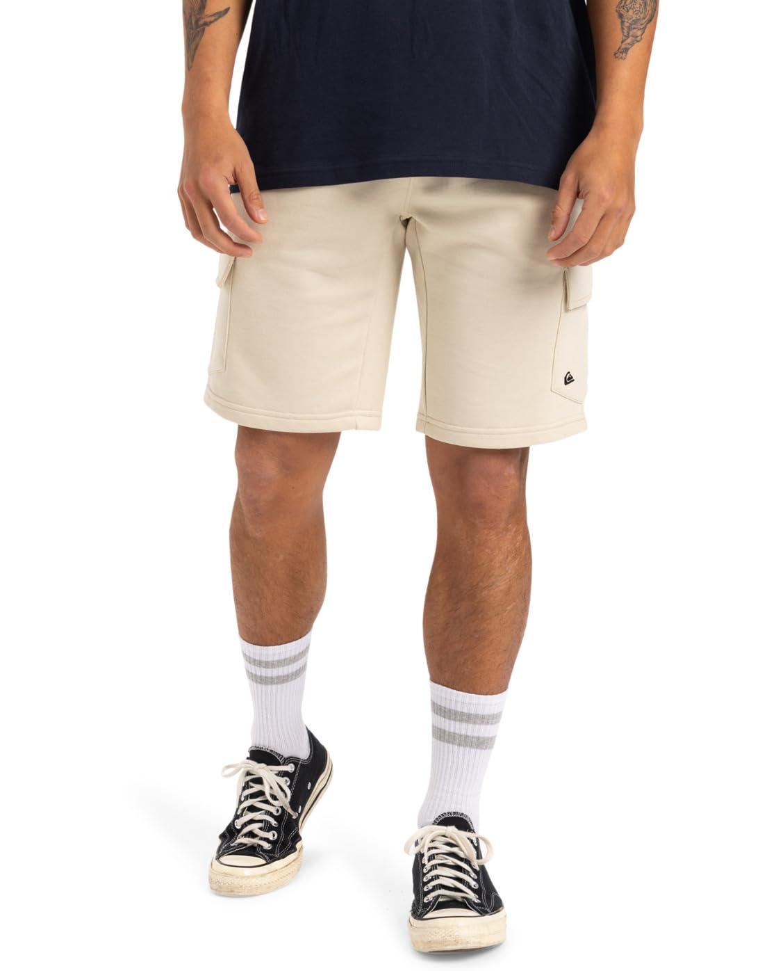 Quiksilver Elastic Waist Pants Cargo Jogger Light Men White XL
