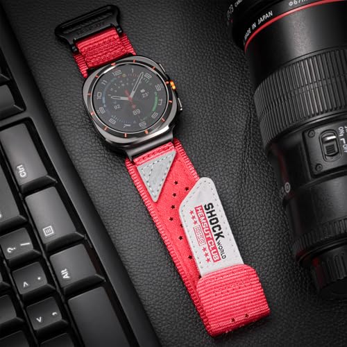 Image of Nylon Watch Band Compatible with Samsung Galaxy Watch Ultra 1 /2. | Millitary Nylon Strap Galaxy Watch Ultra -47mm for Men.