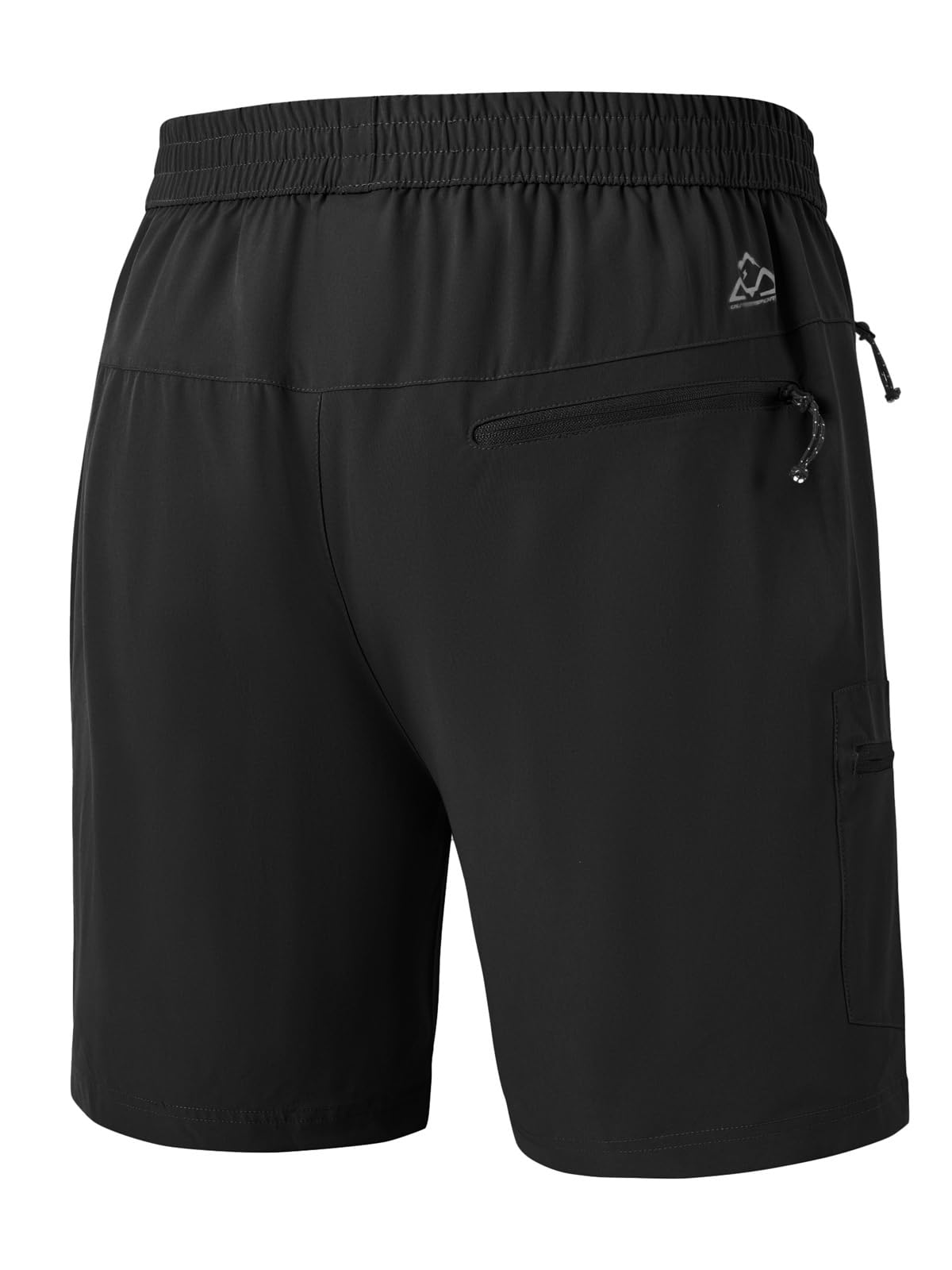 Rdruko Kurze Hosen Herren Sport Shorts Stretch Wanderhose Sommer Fahrradhose Schnelltrocknend Jogginghose Cargohose Laufshorts mit 4 Reißverschlusstaschen
