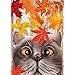 Amazon.com : Toland Home Garden 1112655 Fall Cat and Ladybug Fall Flag ...