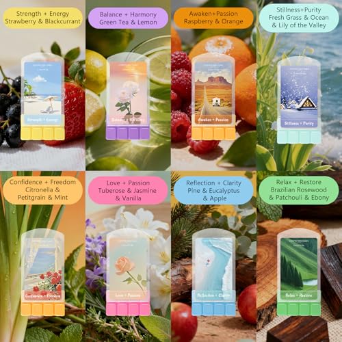 Image of SCENTORINI Wax Melts, Soy Wax Cubes for Relax Healing, 8 Pack | Summer Scent Wax Tarts for Wax Warmer, Highly Scented Wax Melts Gift Set for Home Fragrance