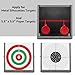 GearOZ BB Gun Target Trap with Catch Box & 20 PCS Shooting Paper, Airsoft & Pellet Gun Shooting Catcher, with Spinning Metal Silhouettes Targets, for Backyard, Indoor - Small Size (Grey)
