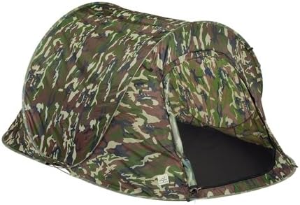 North Gear Camping Pop Up 2 Man Tent MILITARY
