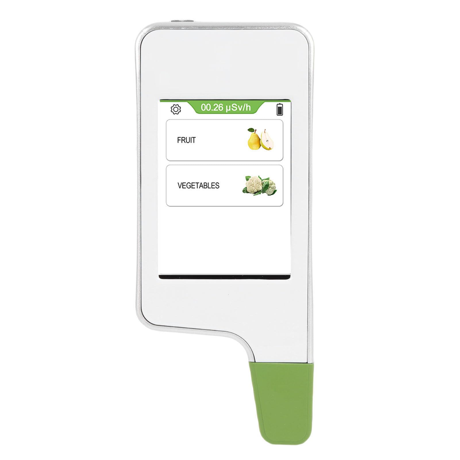 Generic Probador de Nitrato de Mano, Resultado Rápido, Detector de Nitrato de Alimentos para Frutas y Verduras, 0-9999 Mg/kg, Blanco