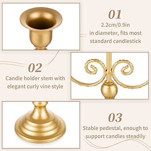 Sziqiqi Gold Metal Candelabra Candle Holder - Image 4
