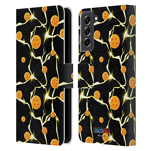 Dragon Ball Étui Portefeuille Cuir Samsung S21 FE 5G Protection Écran Intégrale Contre les Chutes