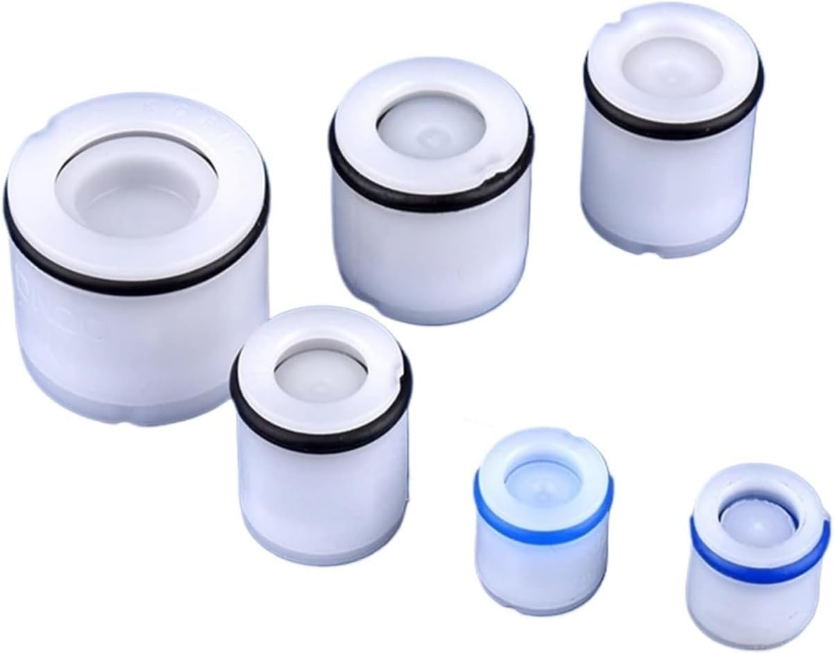 1~10 pezzi 8 50 mm plug-in in plastica valvola di non ritorno ritegno a molla contatore dell'acqua antigoccia(Large Flow Od 50mm,10Pcs)