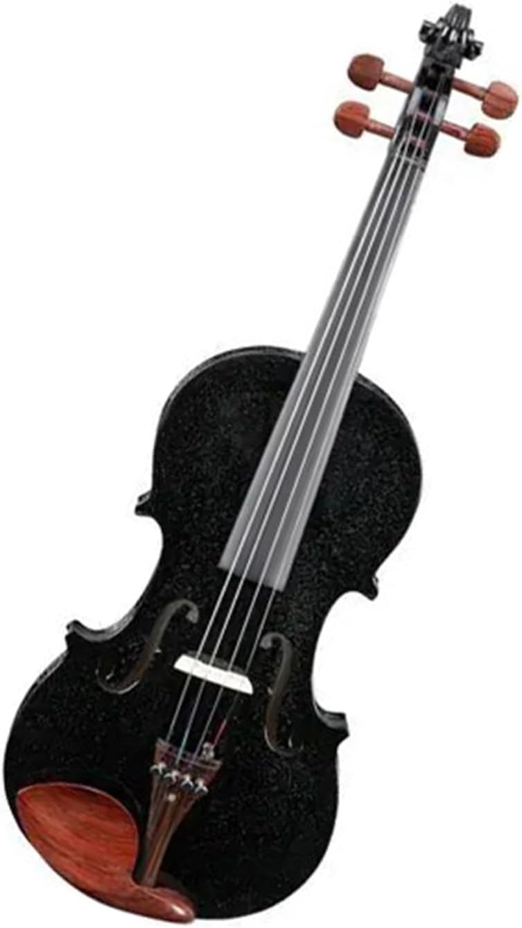 バイオリンセット マットブラックの 4/4 スプルーストップバイオリン