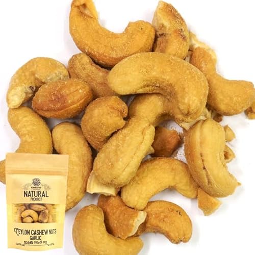 カシューナッツ ガーリック おつまみ スリランカ ナッツ セイロン ニンニク おやつ お菓子 無添加 大粒 (ガーリック)