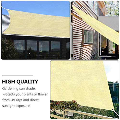 Angoily Sun Sail Shade UV Bloco de Jardinagem Tecido Abrigo Dossel Toldo Dossel Sombra À Prova D' Á