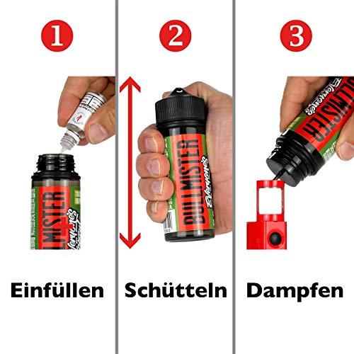 VoVan e-Liquid NRGMister, Shake-and-Vape für Ihre e-Zigarette, 0.0 mg Nikotin, 100 ml – Bild 3