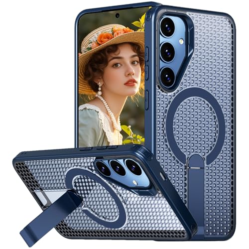 Coque magnétique Samsung S25 protégeant contre la surchauffe et les chutes