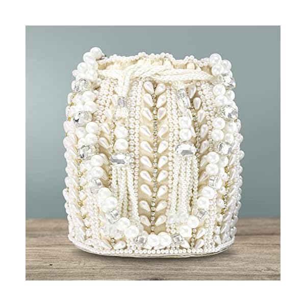 Peora Potli Bags for Women Bag Clutch Ethnic Bride Purse Gift for Women - Image 7