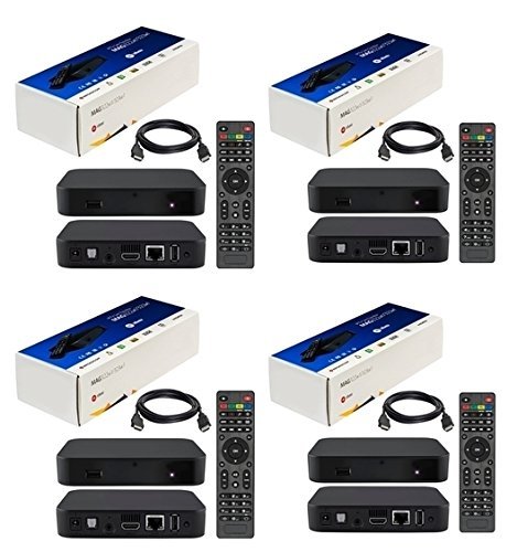 {PACKAGE OF 4 } MAG 322 W1 IPTV BOX + IN BUILT WIFI