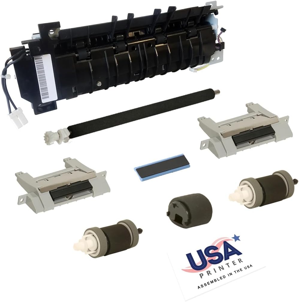 Q7812-67905-V2-USA (Q7812-67903 5851-4020) Maintenance Kit for HP Laser Printer P3005 M3027 M3035 Includes RM1-3740 Fuser, RM1-1508 Transfer Roller, Tray 1-3 Roller Kit (110V)