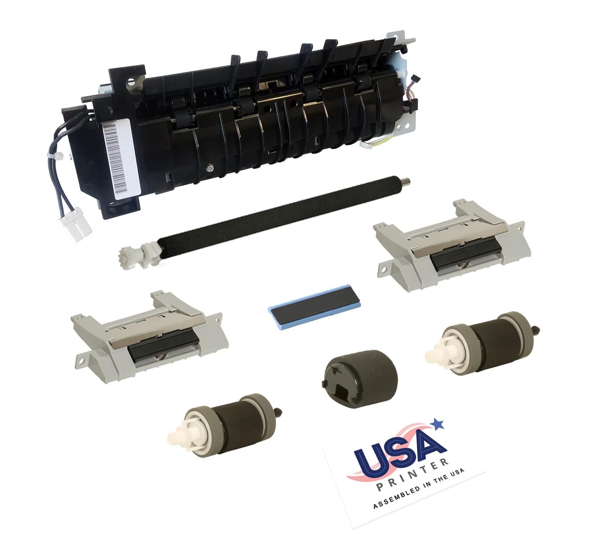 USA Printer Q7812-67905-V2-USA (Q7812-67903 5851-4020) Maintenance Kit for HP Laser Printer P3005 M3027 M3035 Includes RM1-3740 Fuser, RM1-1508 Transfer Roller, Tray 1-3 Roller Kit (110V)