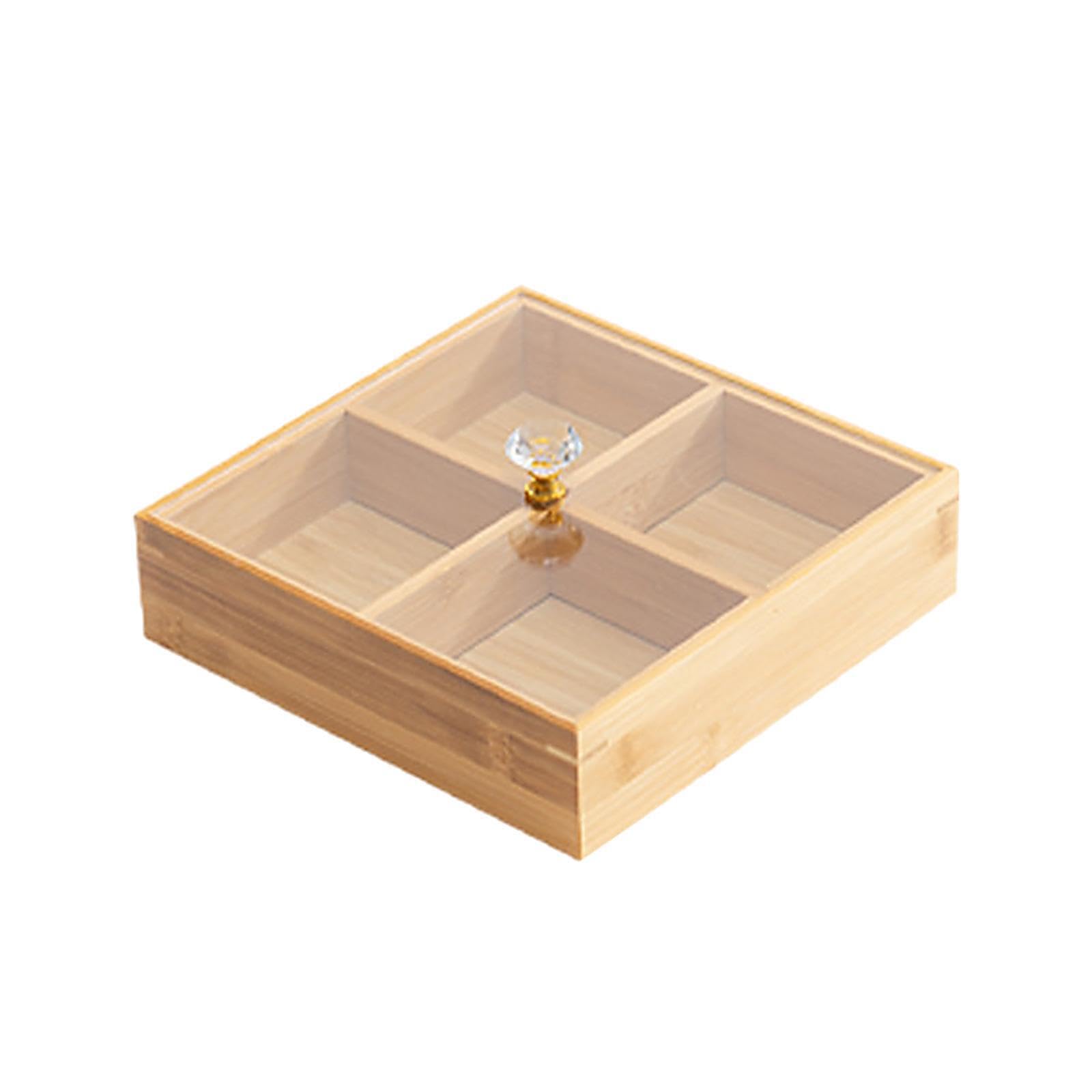 PIXZCSA Household Dried Fruit Holder Dried Fruit Tray Suitable Wood Grain Serving Dish Tray Platter For Restaurant Kitchen Serving Dish Platter Snack