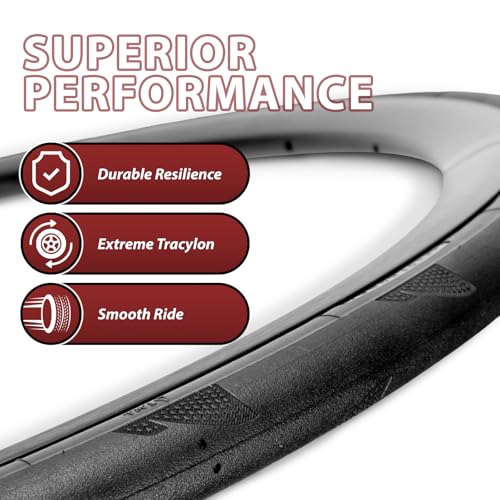MOHEGIA 700C Road Bike Tire: 700x25C/700x28C Foldable 60 TPI