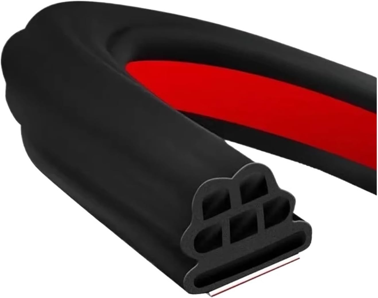 5M Car Rubber Door Three Layer L Type Car Door Hood Sealing Strip Universal Noise Insulation Epdm Car Rubber for Auto Seal Strip