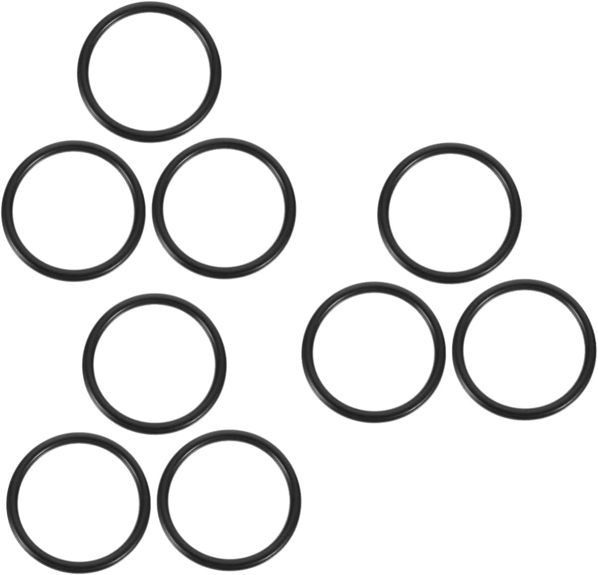 Toyvian 9pcs Singing Bowl Cushion Large Rubber Pads for Buddhist Rituals Comfortable Sound Bowl Mat and Safe Water-resistant Design for Meditation and Music Therapy