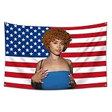 Kasflag Ice Spice Flag Tapestry (3x5ft,Heavy Duty, Durable 150D Polyester) Brass Grommets Banner For